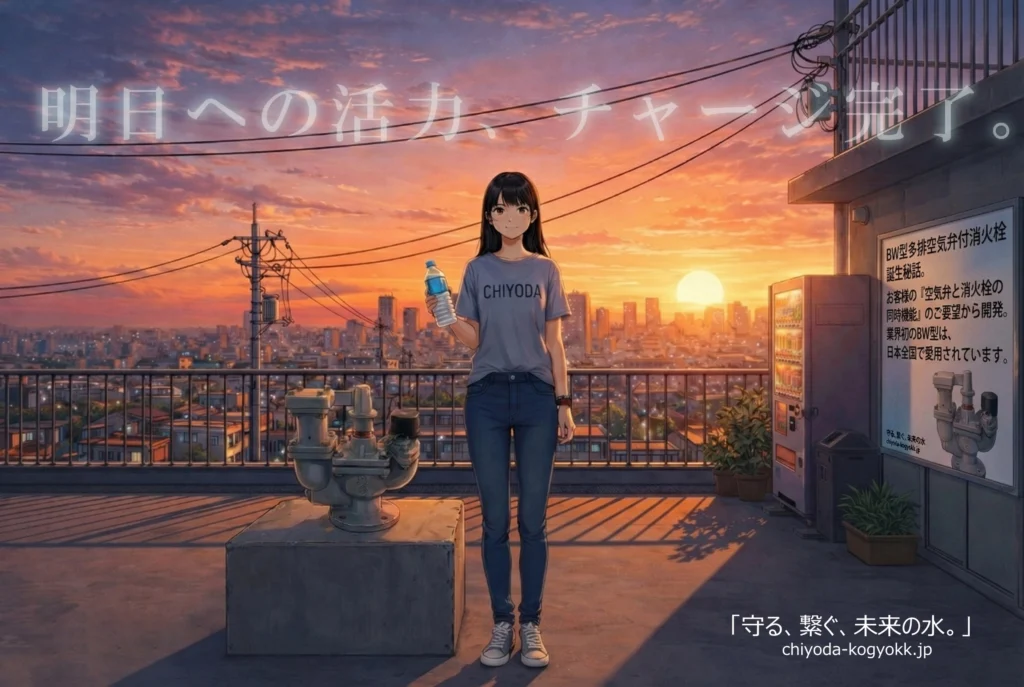 BW型多排空気弁付消火栓のPR画像です。