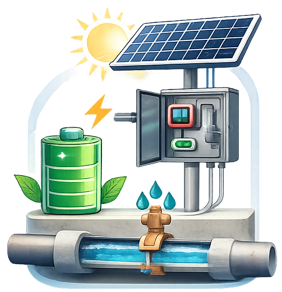 コンパクト残留塩素濃度計
ULSONA UTY（自動排水装置なし）ソーラー蓄電池運用のロゴ